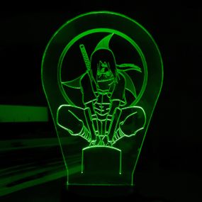 Акриловий світильник-нічник Ітачі Учіха 4 зелений tty-n001438