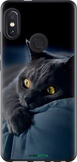 Чохол на Xiaomi Redmi Note 5 Pro Димчастий кіт "825u-1353-2448"