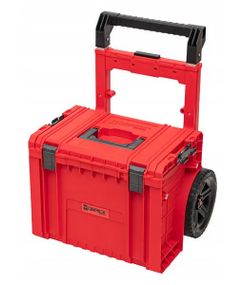 Ящик для інструментів на колесах, 19", 490x415x660, SYSTEM PRO Cart Plus Red, SKRWQCPRO2PCCZEPG001, QBRICK