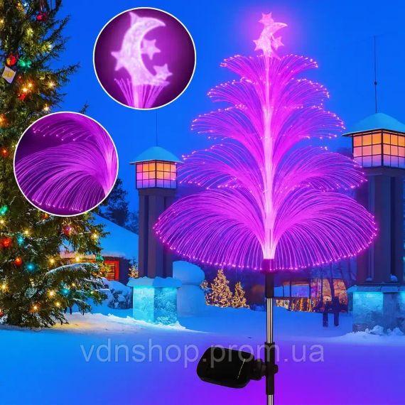 Садовий світильник "Ялинка" сонячна панель, комплект з 2х штук SFK-45 | Зображення 5