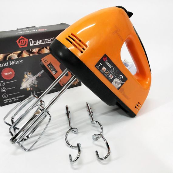 Кухонний міксер, Двох вінчиковий міксер, Міксер з двома віночками Ручний з насадками NK-81 | Зображення 8