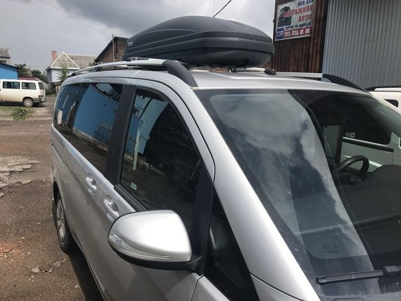 Рейлінги Хром Оригінальний дизайн Середня база (LONG) для Mercedes Vito / V W447 2014-2024 рр | Зображення 3