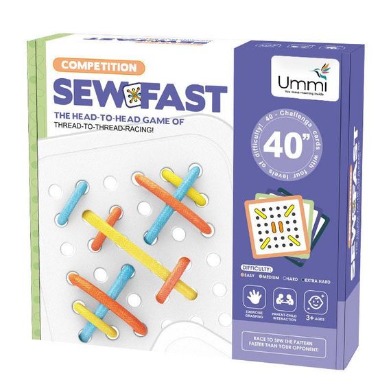 Настольная интерактивная игра Ummi 22050 Competition Sew Fast White | Зображення 1