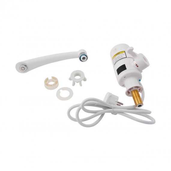 Проточный кран-водонагреватель кухонный для кухни Lidz Warm 057 LDWAR057WCR24983 White / Chrome | Зображення 5