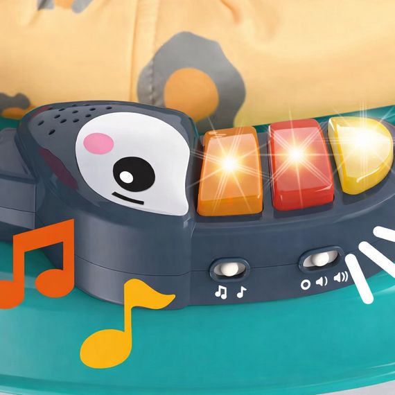 Ігровий центр, що розвиває, дитячий джемпер Fisher-Price Jumperoo Baby Activity Center Бежевий | Зображення 2