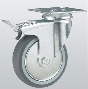 Колесо апаратне поворотні з майданчиком і гальмом 3104-S-050-P