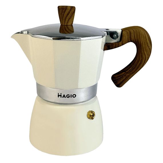 Гейзерная кофеварка Magio MG-1007, гейзерная кофеварка из нержавейки, кофеварка HF-496 для дома | Зображення 1