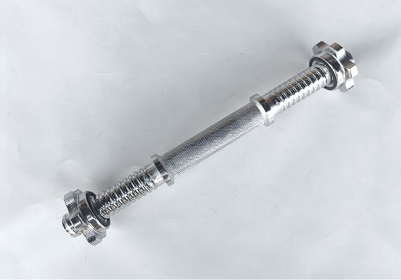 Гантельний гриф EasyFit 35 см Ø 28 мм хромований (EF-8040) | Зображення 1