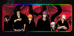 Ігрова поверхня для мишки з Аніме принтом "Бліч / Bleach" LED підсвітка 800*300*4 мм 2002