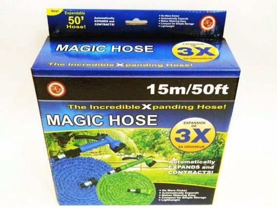 Поливальний шланг 15 метрів Magic Hose ∙ Садовий шланг для поливу з розпилювачем | Зображення 3