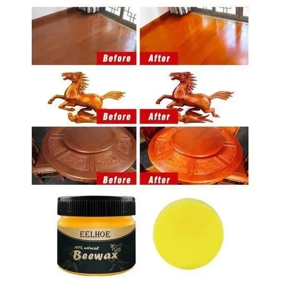 Поліроль для меблів Beewax 80 г/Воскова поліроль для меблів | Зображення 4