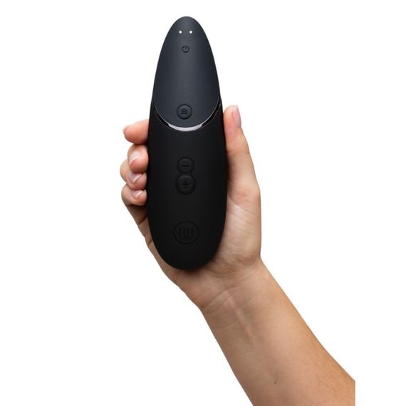 Вакуумний кліторальний стимулятор Womanizer Next Black, чорний Sex Aura | Зображення 4