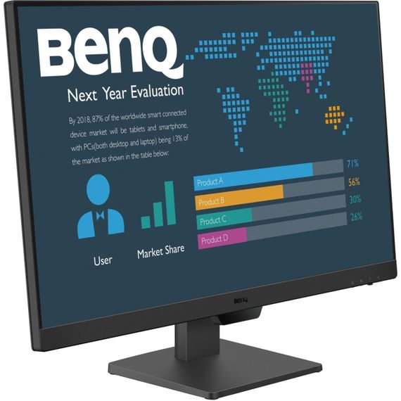 TFT 27" BenQ BL2790, IPS, 100Гц, 2хHDMI, DP, колонки, чорний | Зображення 1