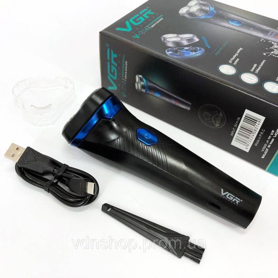 Профессиональная бритва для волос VGR, Мужская влагостойкая электробритва, Электробритва для мужчин DO-81 | Зображення 1