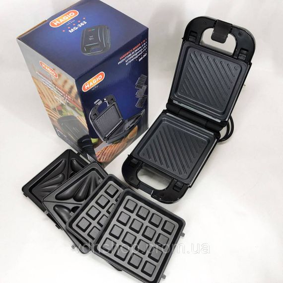 Домашний гриль для стейков, Гриль-решетка для овощей Мультипекарь с функцией гриля кухни SU-35 | Зображення 2