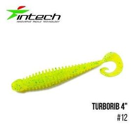 Силиконовая приманка, Съедобный силикон Intech Интеч Turborib 4"5 шт #12