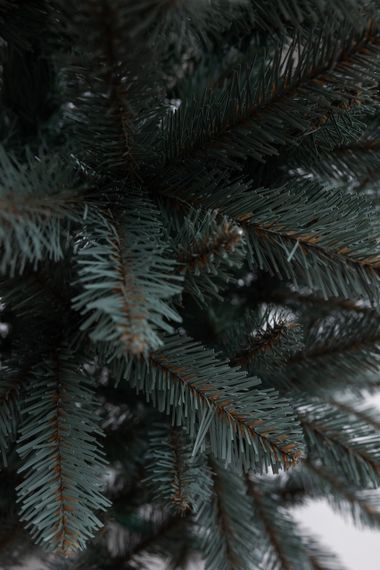 Штучна ялинка 2,2 м блакитна, новорічна ялинка Різдвяна ніч штучна SOK-22-6 | Зображення 1