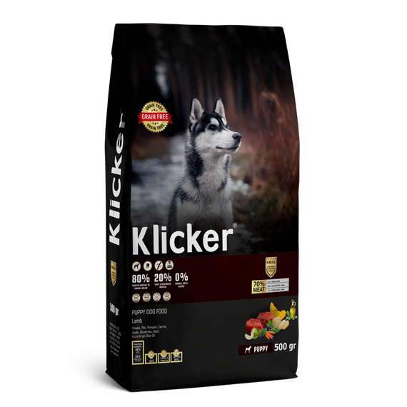 Сухий корм Klicker Холістик беззерновий для цуценят з Ягням 500 г