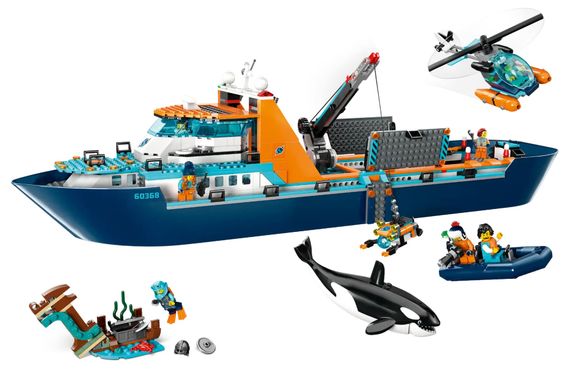 Конструктор LEGO City Арктический исследовательский корабль 60368 | Зображення 3