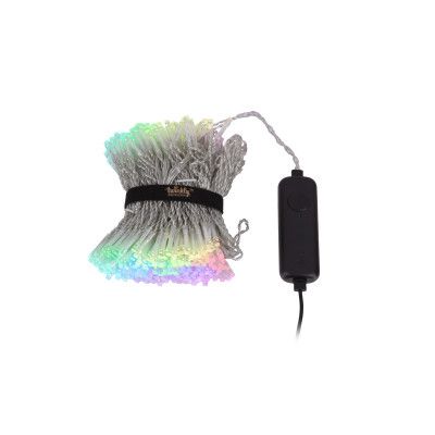 Гирлянда Twinkly Smart LED Curtain RGBW 400, Gen II, IP44, 1.45 х 2.1м, прозрачный (TWW400SPP-TEU) | Зображення 4