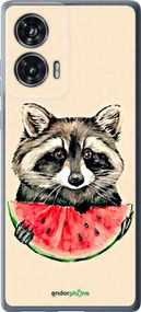 Чохол на Motorola Edge 50 Fusion Єнотик з кавуном "4605u-3748-2448"