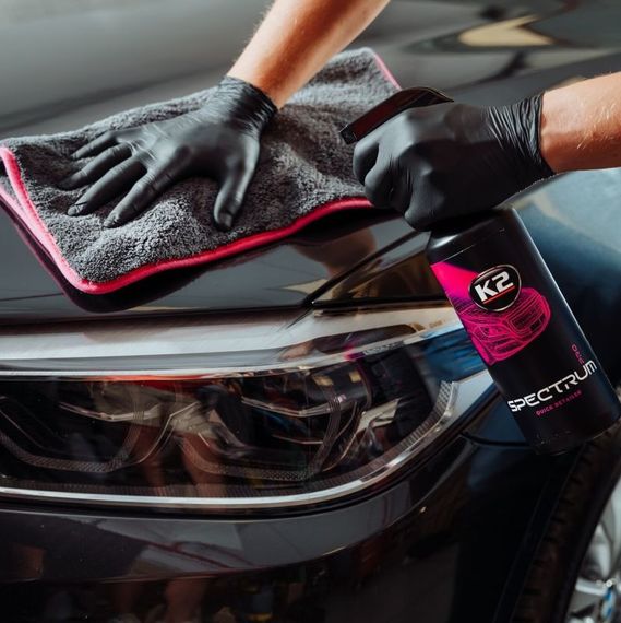 Полотенце K2 Lussy PRO микрофибра для сушки лакокрасочной поверхности 40 x 40 см (D0222) | Зображення 6