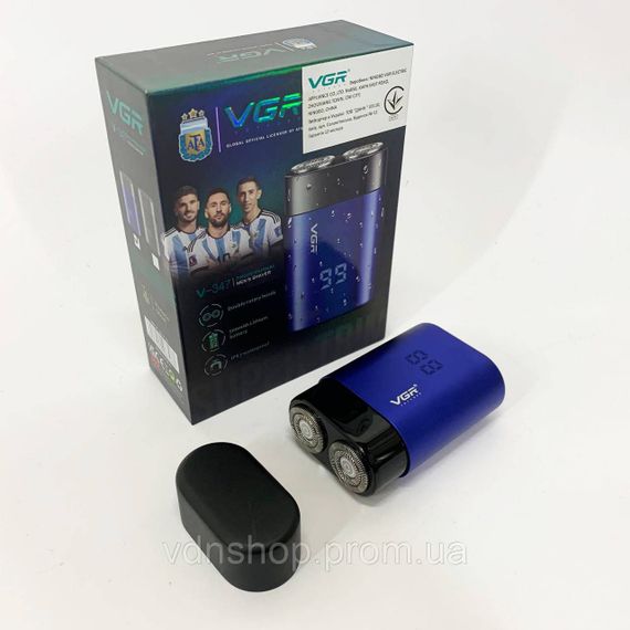 Хороші електричні бритви для гоління VGR V-347, Бритва для сухого гоління, Бритви акумуляторні FE-34 | Зображення 7