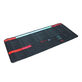 Килимок 300*700 тканинний Shortcut keys-1 з боковою прошивкою, товщина 2 мм, Black, Пакет