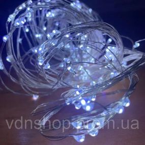 Гірлянда на ялинку Кінський хвіст 2 метри 20 ниток Холодний білий