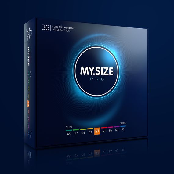 Уцінка! Презервативи - My.Size Pro 57, 36 шт. (прим'яте упакування)