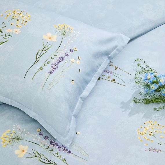 Постельное белье TAC Reborn Organik Satin 200×220 см Lillian | Зображення 1