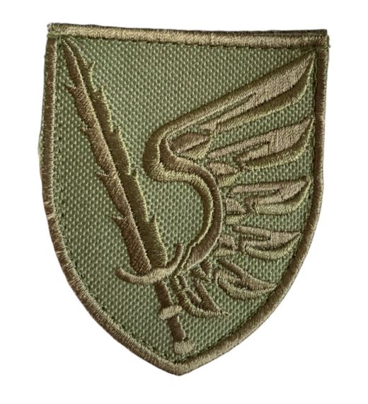 Шевроны  "79 ОДШБр меч з крилом" с вышивкой хаки