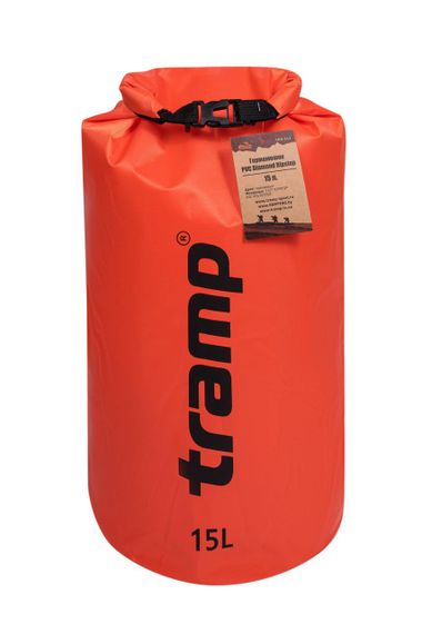 Гермомешок Tramp PVC Diamond Rip-Stop оранжевый 15 л