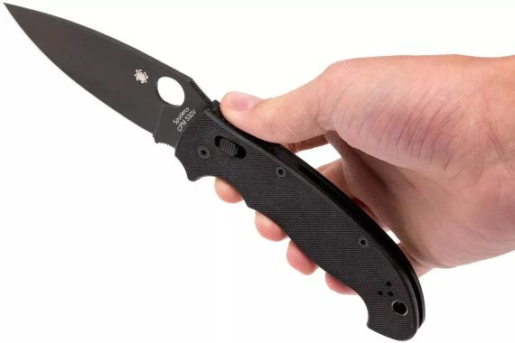 Ніж Spyderco Manix 2 XL Black Blade | Зображення 3
