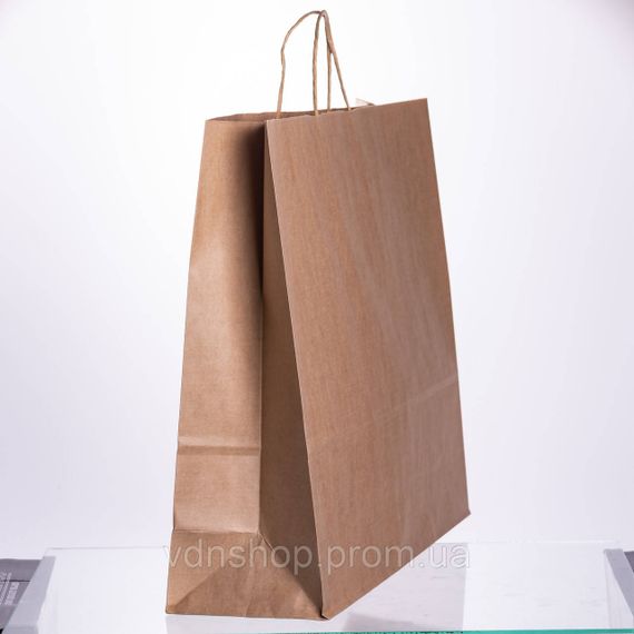 Набір подарункових крафтових пакетів з паперу 12 (шт.) гарні пакети для подарунків 43×14×40 (см) HP-10359-3 | Зображення 2