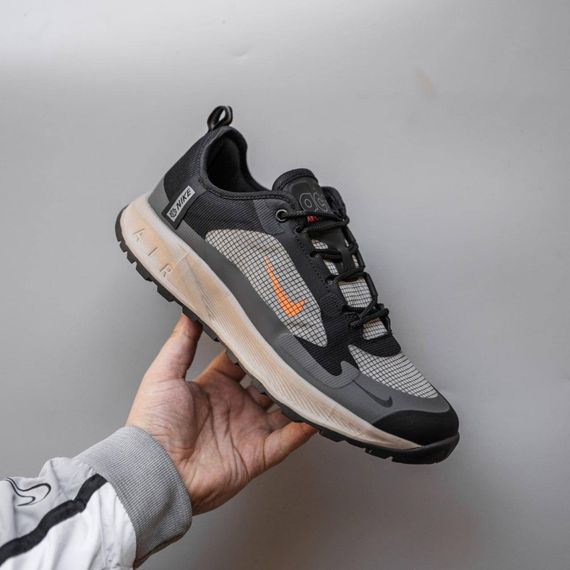 Демісезонні шкіряні кросівки Nike колір чорний/сірий | Зображення 4
