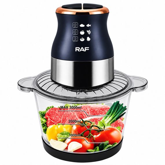 Кухонный измельчитель RAF R.7020 800 Вт 3 л мясорубка комбайн чоппер