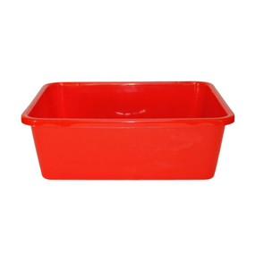 Таз прямокутний 8 л 01 червоний Ламела