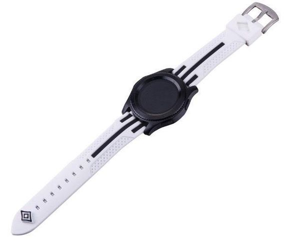 Силіконовий ремінець Primo Dart для годинника Huawei Watch GT 2 / GT Active 46mm - White&Black | Зображення 2