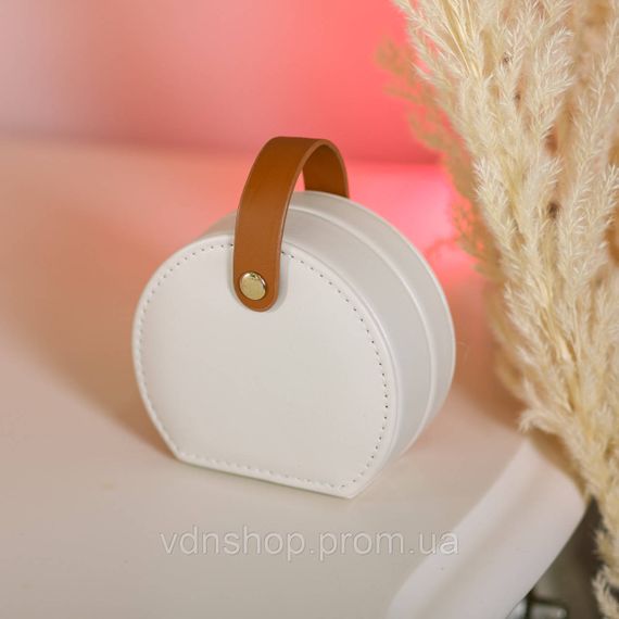 Скринька для прикрас з еко шкіри 10×9×4.5 см ​​органайзер для ювелірних виробів HP-5-31BE | Зображення 5