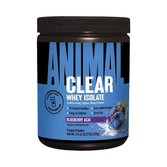 Ізолят Universal Nutrition Animal Clear Whey Isolate 500 г, Blueberry Acai