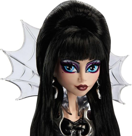 Коллекционная кукла Эльвира повелительница тьмы Mattel Monster High Skullector Elvira Mistress of The Dark | Зображення 4