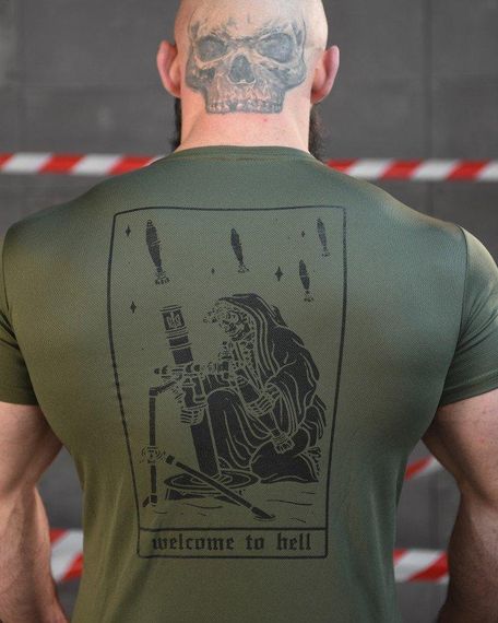 Тактична потоотводна футболка SABUR міна олива ВТ6561 | Зображення 3