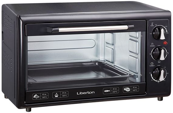 Електродуховка Liberton LEO-350-BlaСk