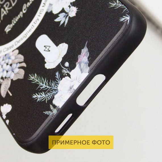 TPU+PC чехол Secret Garden with MagFit для Samsung Galaxy S23 FE Black | Зображення 7