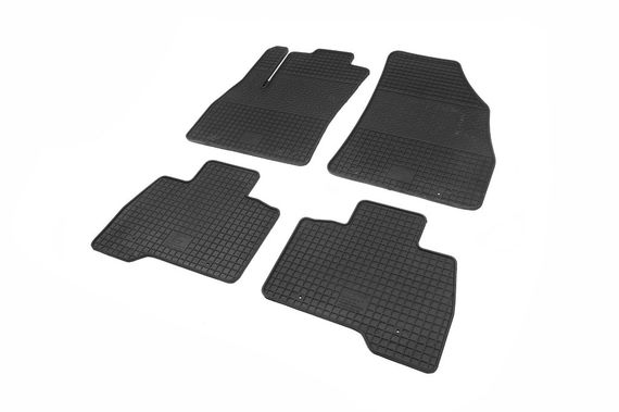 Резиновые коврики (Polytep) 4 шт, легкий запах резины для Peugeot Bipper 2008-2024 гг | Зображення 3