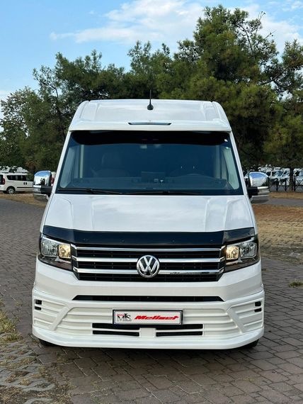 Накладка на передний бампер 510B (под покраску) для Volkswagen Crafter 2016- гг | Зображення 4