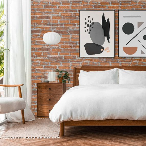 Самоклеюча 3D панель під руду катеринославську цеглу 3080x700x3мм SW-00001762 | Зображення 6