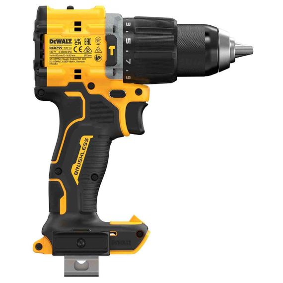 Дрель-шуруповёрт аккумуляторная бесщёточная ударная DeWALT DCD799N | Зображення 4