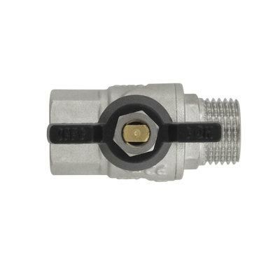 Кран кульовий Raftec BLACK PN40 ЗВ 1/2" метелик DRB11 | Зображення 2